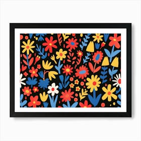 Floral Pattern 4 Art Print