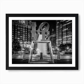 Rip Love Park B&W Art Print