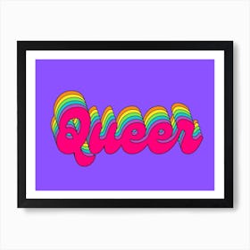 Rainbow Queer Art Print