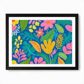 Floral Pattern 8 Art Print