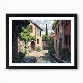 Street In France Art Print