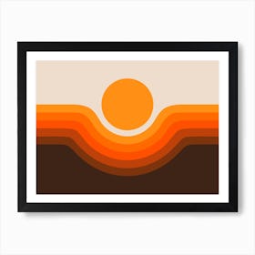 Golden Canyon Art Print