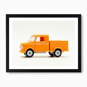 Toy Car Orange Truck Art Print