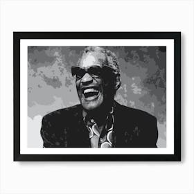 RAY CHARLES Art Print