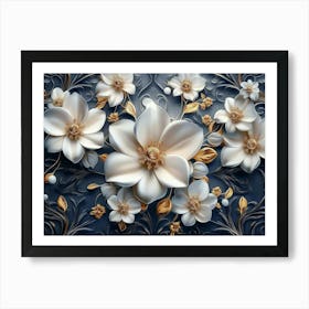 Magnolia Flowers 10 Art Print