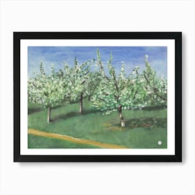 Apple Tree Garden Art Print