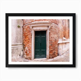 Curved Venetian Doorway Art Print