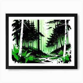 Forest 68 Art Print