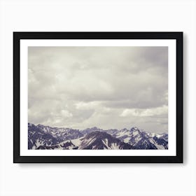 Of Clouds And Mountains_3 Art Print