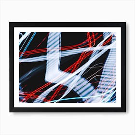 Abstract Light Painting 4 Art Print