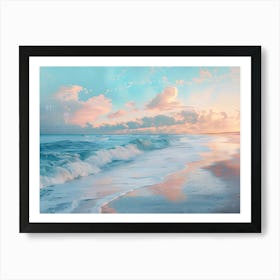 Peaceful Beach 4 Art Print