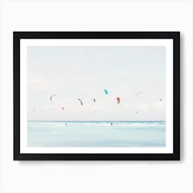 Kite Surfing Art Print