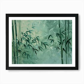 Bamboo Forest (2) Art Print