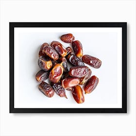 Dates On White Background 2 Art Print