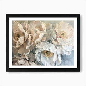 2024 May Poster Flower Paint 1 Art Print