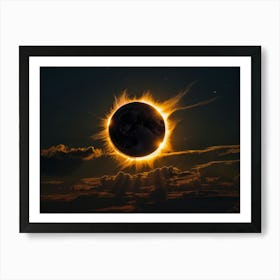 Solar Eclipse 5 Art Print