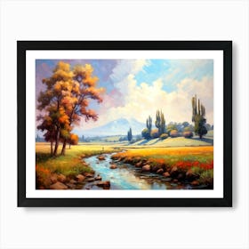 Landscape Painting 5 Art Print