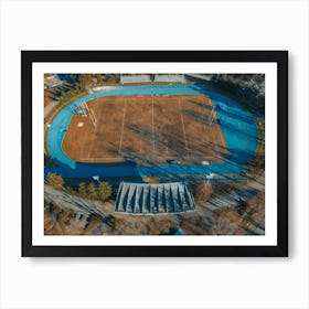 Stadium view from above San Donato Milanese, Italia, Milano Art Print