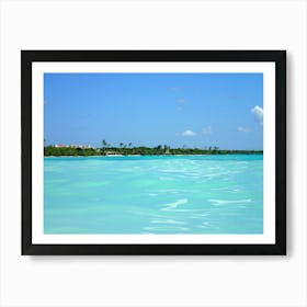 Blue Water In The Ocean Art Print