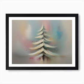 1Abstract Christmas Tree 15 Art Print