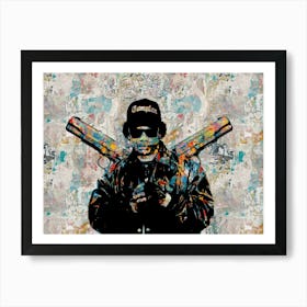 Eazy E, Eric Lynn Wright Abstract Art Print