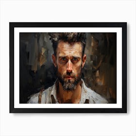 Portrait Of A Man 1 Art Print