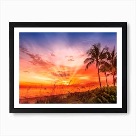 Bonita Beach Idyllic Sunset Art Print