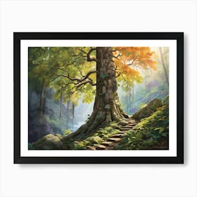 Tree In The Forest 3 Art Print