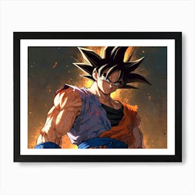 Dragon Ball Z Wallpaper 50 Art Print