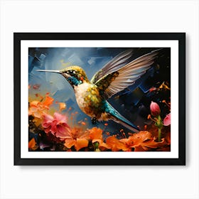 Wings Of Harmony Bird In Unison Art Print