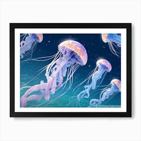 Jellyfish 1 Art Print