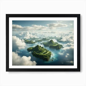 Island In The Clouds Art Print