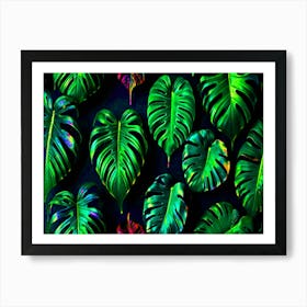 Tropical Leaves Art Print