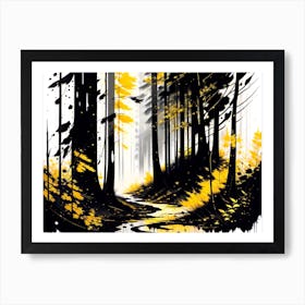 Forest Path 2 Art Print