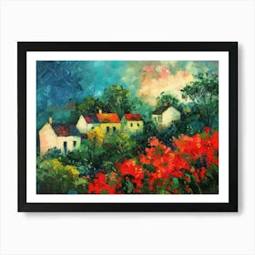 Poppies In The Meadow 13 Art Print