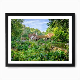 Duck Island Cottage Garden In St James Park London Art Print