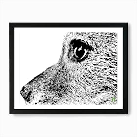 Dog portrait in black and white 20211113 35rt1ppub Art Print