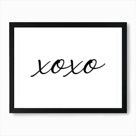xoxo (hugs & kisses) Art Print