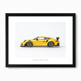 Toy Car Porsche 911 Gt3 Rs Yellow Poster Art Print