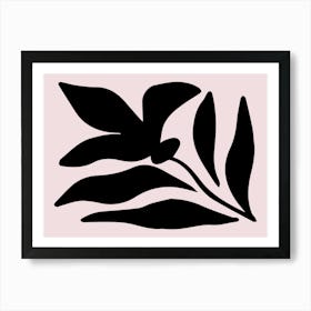 Black And White Flower 6 Art Print