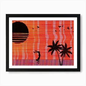 Sunset In The Sky Art Print