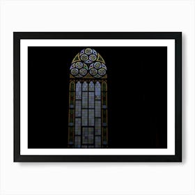 Church Window Architectural Architecture Cathedral Art Print