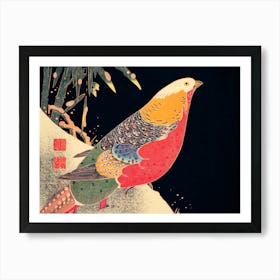 Golden Pheasant In The Snow, Itō Jakuchū Art Print