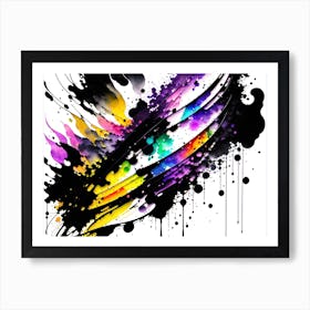 Splatter Painting 20 Art Print