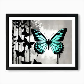 Butterfly Painting 125 Art Print