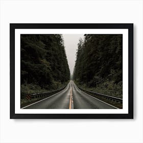 Dark Moody Road Art Print