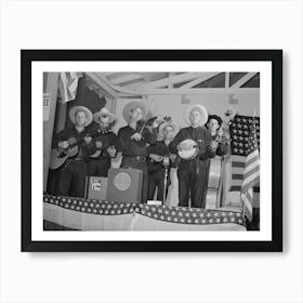 Tulare County, California, Fsa (Farm Security Administration) Farm Workers Camp, Hired Orchestra Which Played Art Print