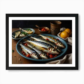 Sardines In Tomato Sauce Art Print