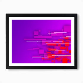 Abstraction Art Illustration In Painting Digital Style 06 Art Print