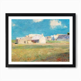 Breton Village, Odilon Redon Art Print